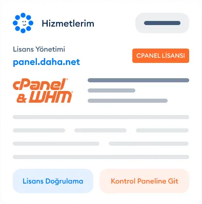 Cpanel Lisans